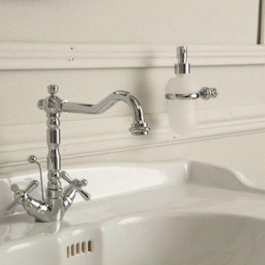 EVIVA Daniella 39 Inch Italian Ceramic Console Sink with Brass Stand Bathroom Vanity Eviva